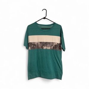 Stylish Green Camo Stripe Women's Blouse
